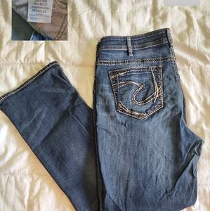 Silver suki mid slim 18 x 33